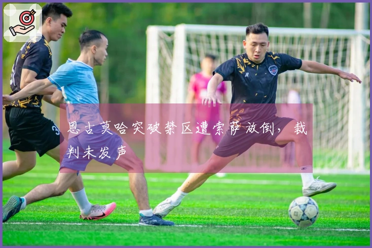 恩古莫哈突破禁区遭索萨放倒，裁判未发声